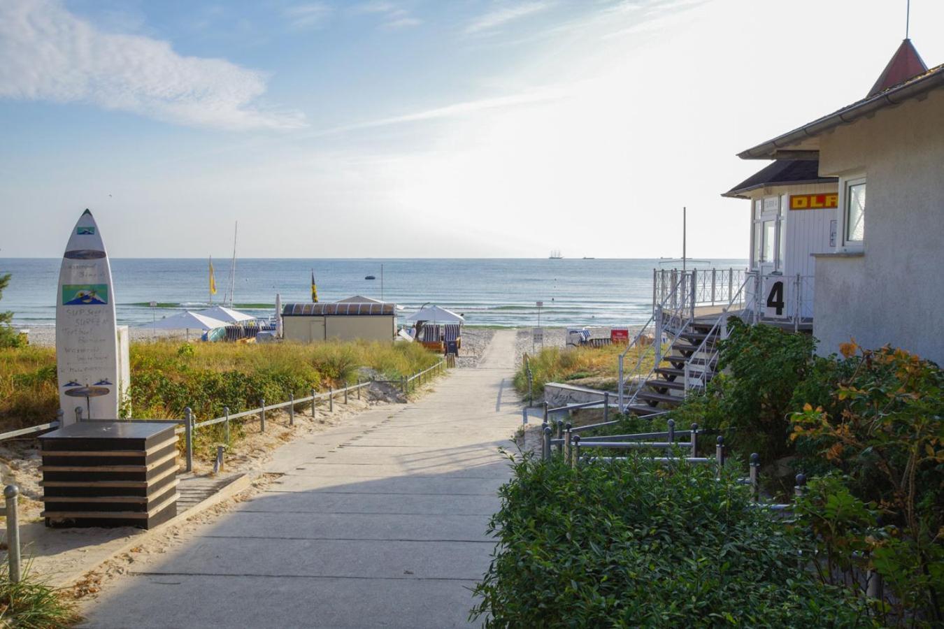 Sommerwind App1 - Strandpromenade Seitlicher Meerblick, Strandkorb Saisonal