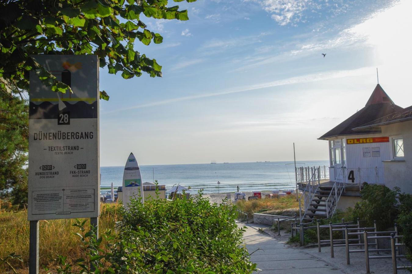 Sommerwind App1 - Strandpromenade Seitlicher Meerblick, Strandkorb Saisonal *